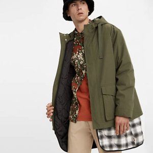 Levi's Men's Folsom Utility Jacket A07020001 Forest Night Green Size XL NWT $228